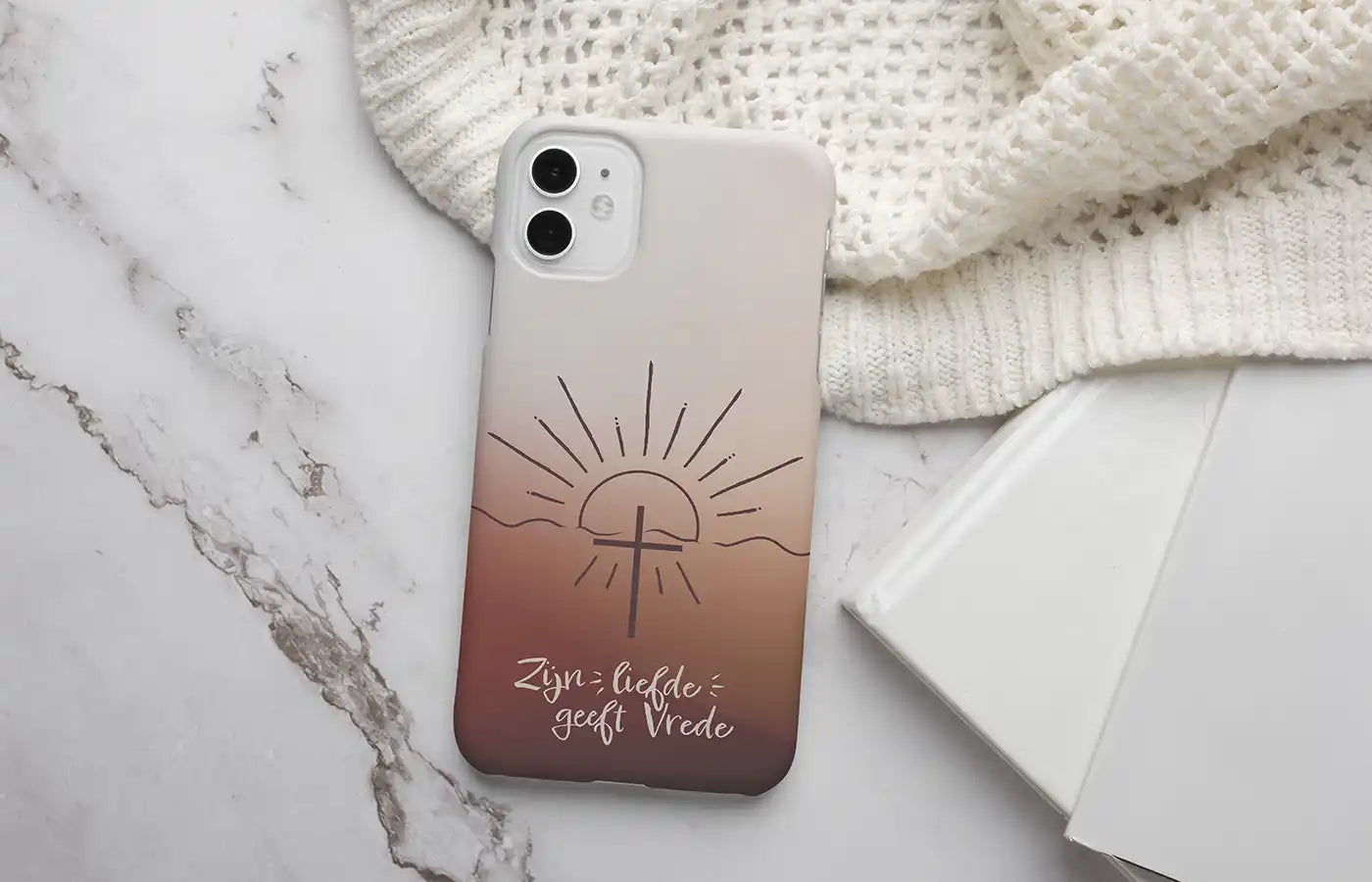 Telefoonhoesje met christelijke tekst – deel je geloof zichtbaar