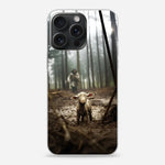 Softcase telefoonhoesje met christelijk ontwerp van Jezus en het verloren schaap – geïnspireerd op Lukas 15:4–7