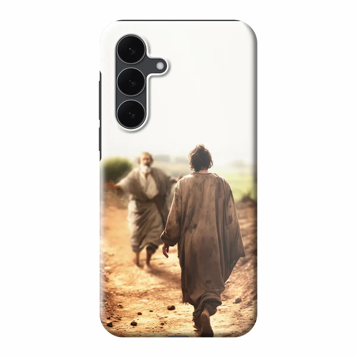 Hardcase telefoonhoesje De verloren zoon – geïnspireerd op Lukas 15:11-32, stevig, krasbestendig en een symbool van liefde, genade en vergeving