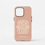 Christelijk toughcase telefoonhoesje ‘Faith’, minimalistisch en inspirerend ontwerp