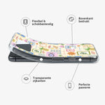 Softcase Gezegend en Genade – flexibel hoesje met kleurrijk patchwork zomers design