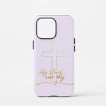 Christelijk toughcase telefoonhoesje ‘Hij stierf voor mij’, krachtig en diepgaand geloofsdesign