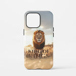 Christelijk toughcase telefoonhoesje ‘King of Kings’, krachtig en stijlvol christelijk ontwerp