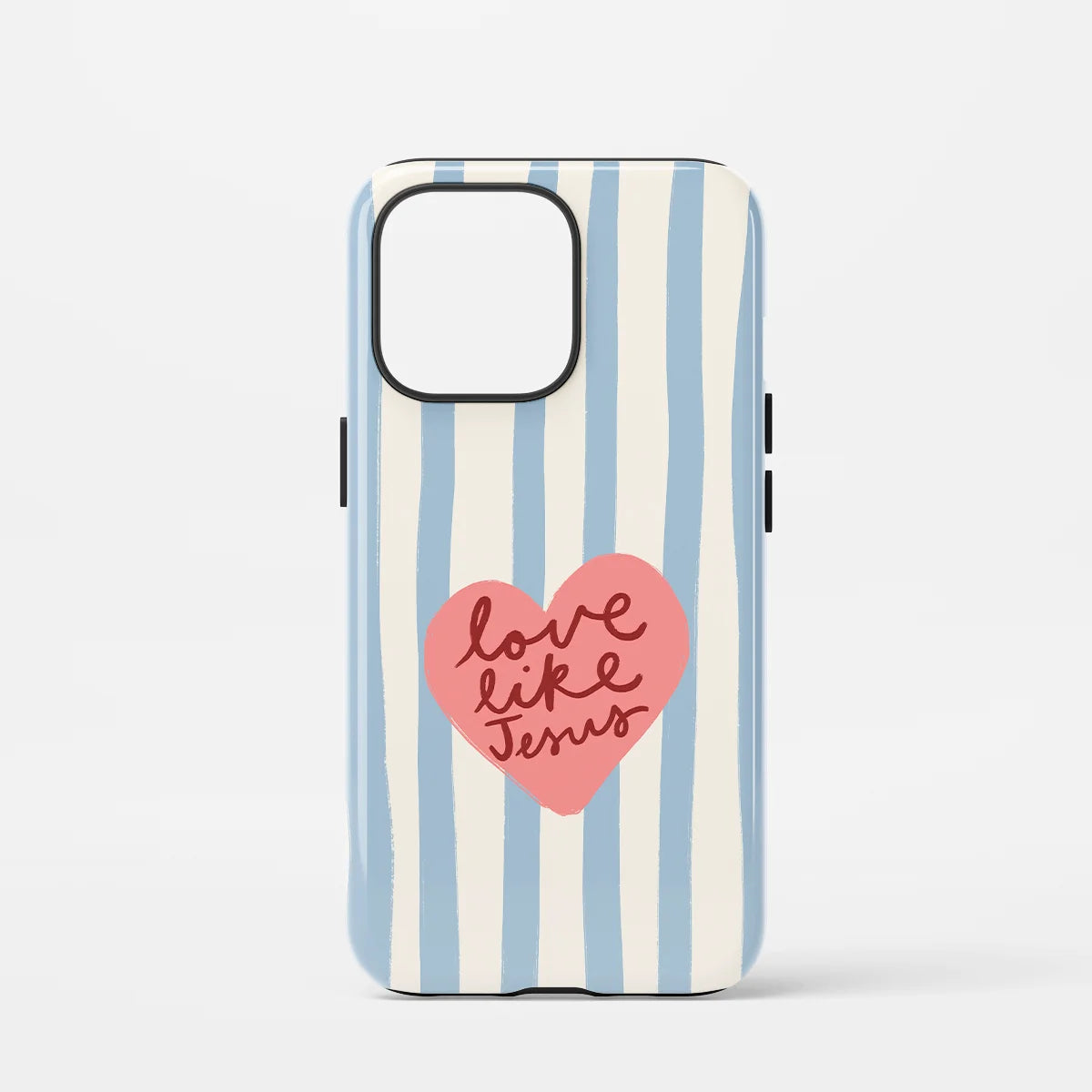 Christelijk toughcase telefoonhoesje ‘Love like Jesus’, liefdevol en inspirerend design