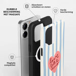 Christelijk toughcase met MagSafe telefoonhoesje ‘Love like Jesus’ met dubbele laag bescherming en schokabsorberende werking