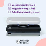 Uitleg van MagSafe hoesje met ingebouwde magneten voor draadloos opladen – Christelijkhoesje.nl