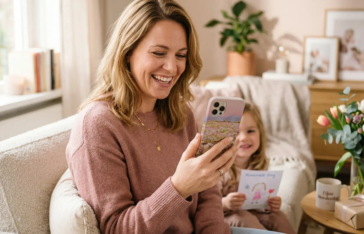 Limited edition Moederdag collectie christelijke telefoonhoesjes met bijbelteksten en stijlvolle designs