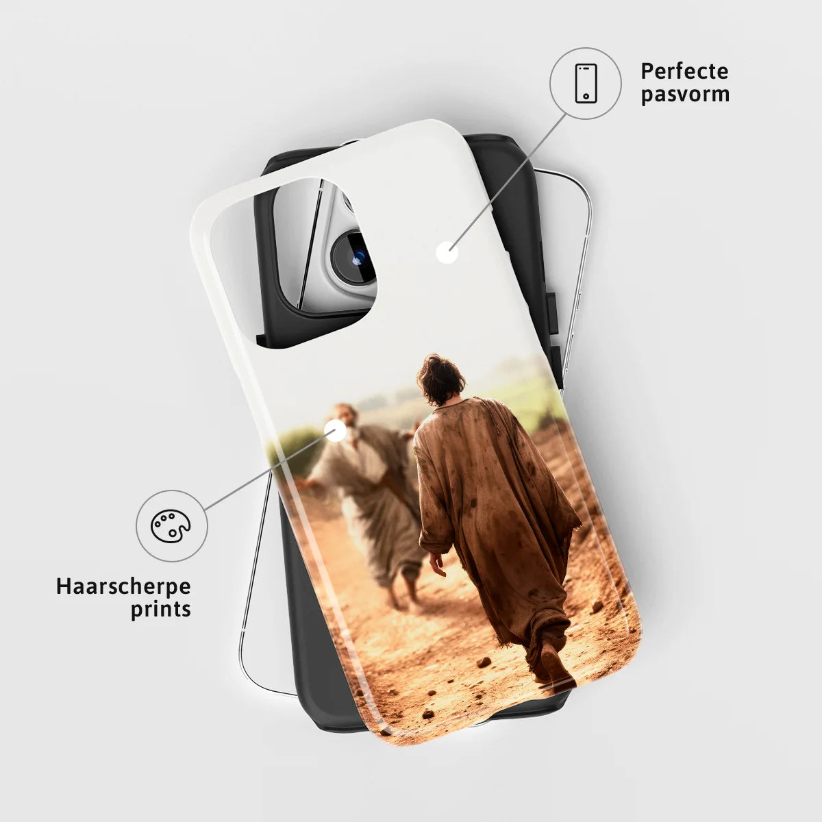 Christelijk toughcase telefoonhoesje ‘De verloren zoon’ met perfecte pasvorm en haarscherpe print