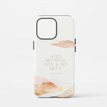 Christelijk toughcase telefoonhoesje ‘Wees niet bang’, bemoedigend en krachtig design